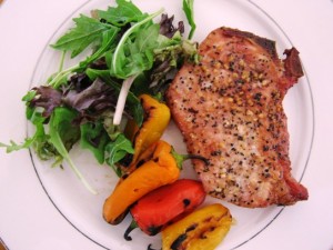 Step by Step Cedar Plank Pork Chops | South Bay Foodies