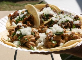 carne asada tacos from BG Tacos