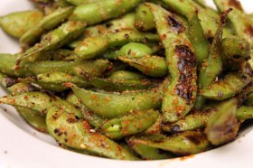 Spicy Charred Edamame